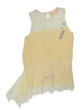 Loyd/Ford Lace Chiffon Asymmetrical Tank
